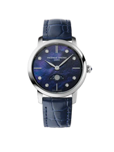 Frederique Constant Slimline Ladies Moonphase Damenuhr - FC-206MPND1S6